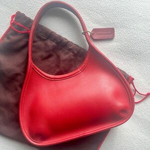 Rare Vintage Red Coach Ergo Mini Satchel 9027